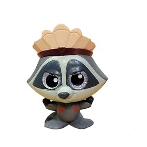 Collectible Disney Doorables Rare Meeko from Pocahontas Series 10 gray